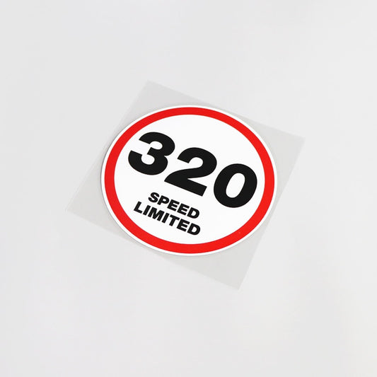 12.5CM*12.5CM Fashion 320 SPEED LIMITED Decal Car Sticker PVC Accessories