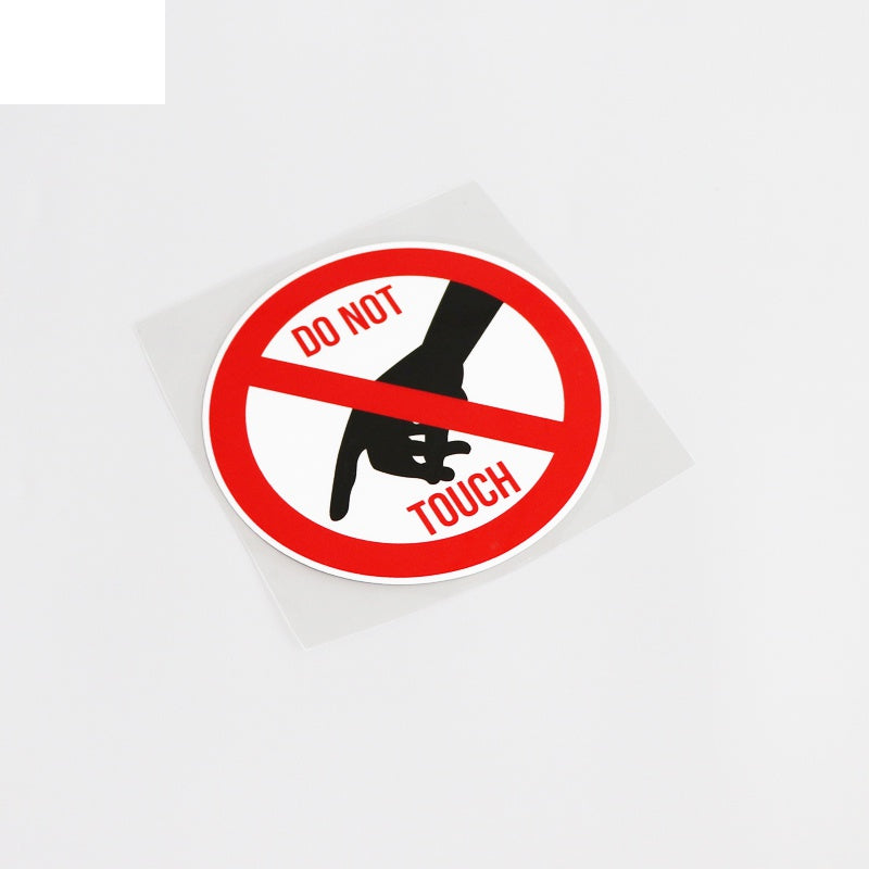 11.1CM*11.1CM Interesting Do Not Touch Decal High-quality PVC Car Sticker Graphical