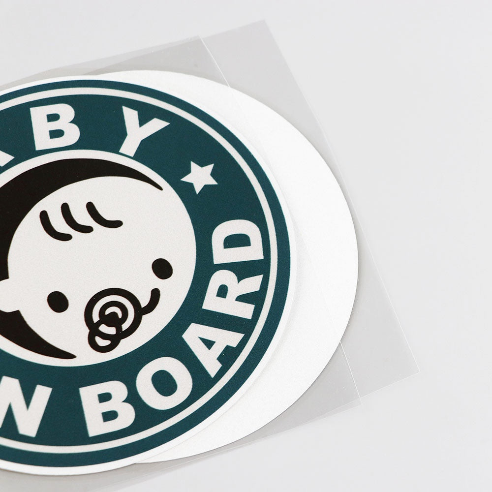 14.6CMX14.6CM Baby ON Board Pvc Decal Bumper Car Sticker