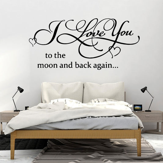 English Sentence Family Wall Stickers Mural Art Home Decor For Baby's Rooms Room Decoration