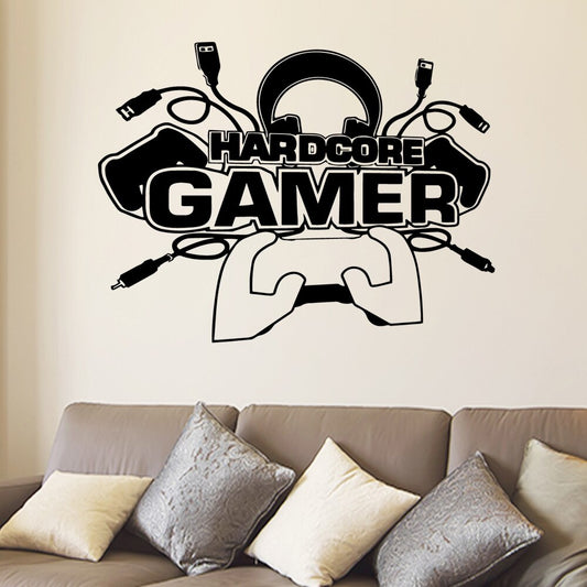 Personalized Gamer Wall Stickers Wallsticker Vinyl Wall Art Decals Sticker Home Decor For Game Room Decor