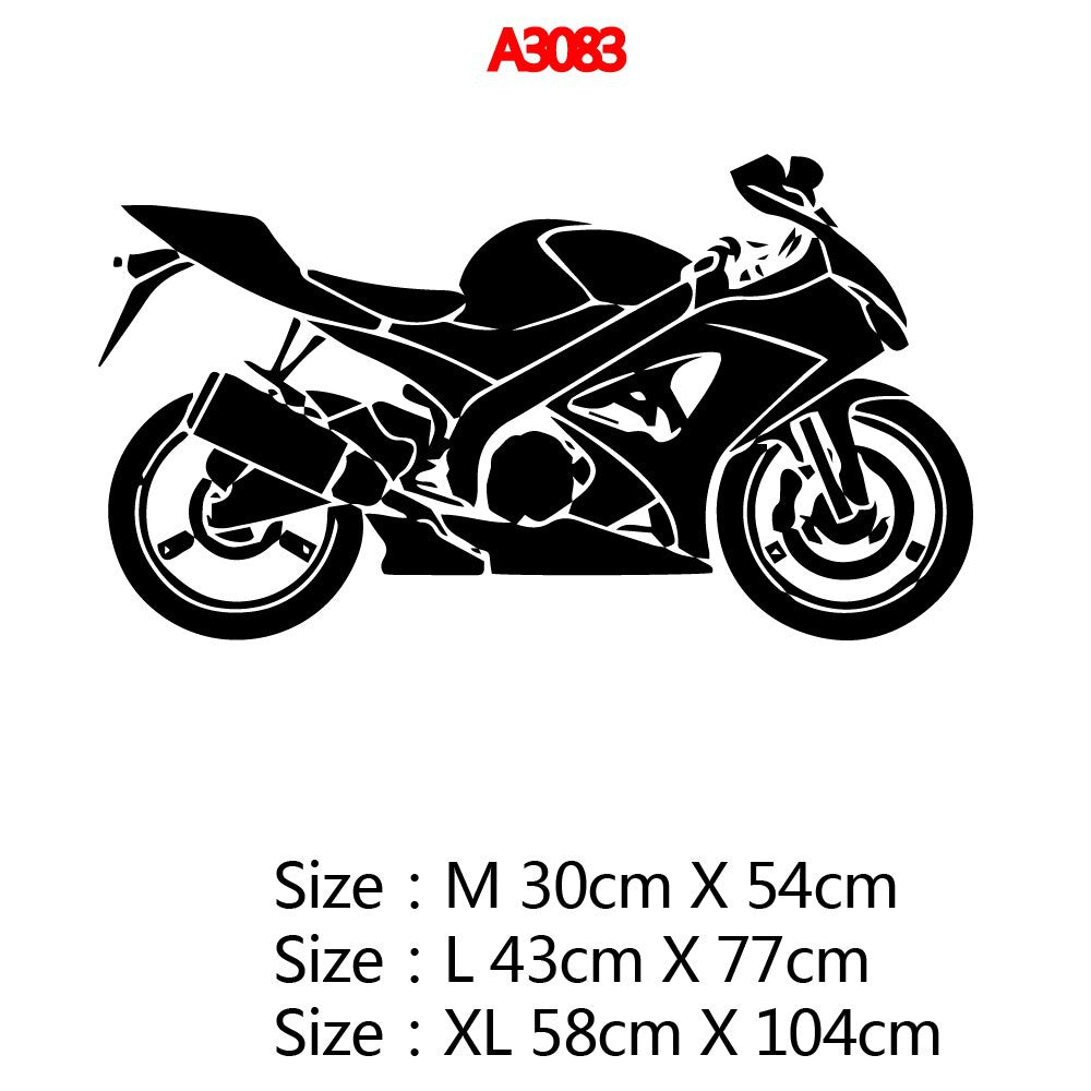Creative Motorcycle Stickers For Wall Fashion Wall Sticker For Baby's Rooms Wall Decals Motorcycle Poster наклейки на стену