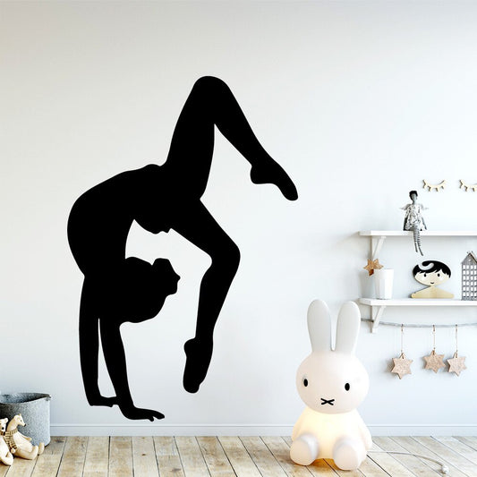 New Design Sports Gymnastics Wall Sticker Modern Art Wall Decoration Decals for Living Room Wall Decal Mural Decoracion