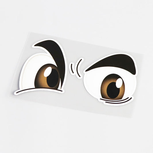 12.5CM*7.8CM Interesting Animals Eye Car-styling Car Sticker Decal PVC Accessories