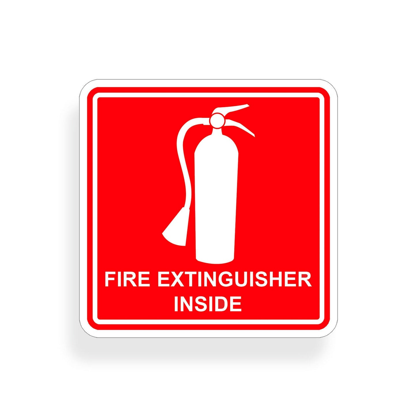 2Pcs Fire Extinguisher On Board Safety Sticker Decal Rescue Emergency Boat Marine RV