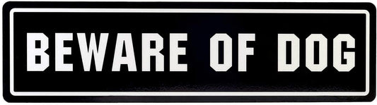 11.8"x3.1" Warning Sticker Beware of Dog Sign Sticker Decal Indoor/Outdoor Use