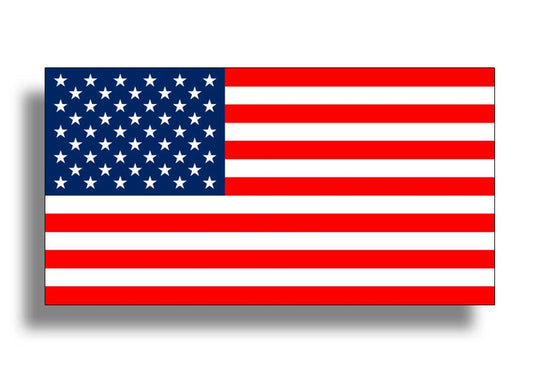 6" American Flag Sticker USA Cooler 4x4 Car Truck Vehicle Window Bumper Graphic