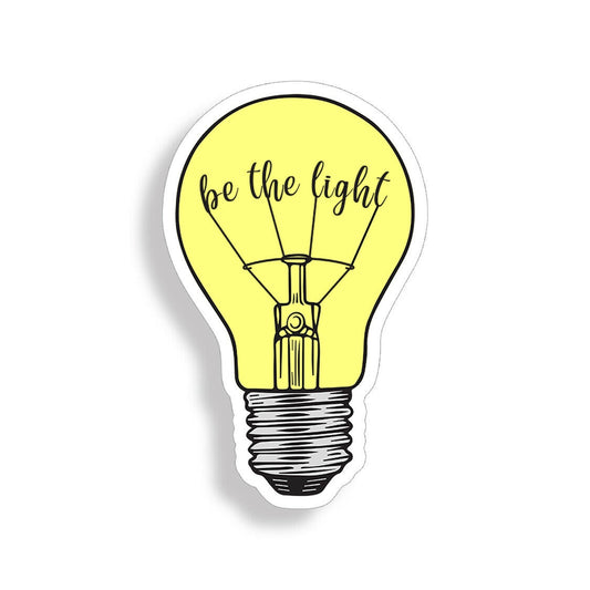 Be the light Sticker Christian Bible Cup Laptop Car Vehicle Window Bumper Decal