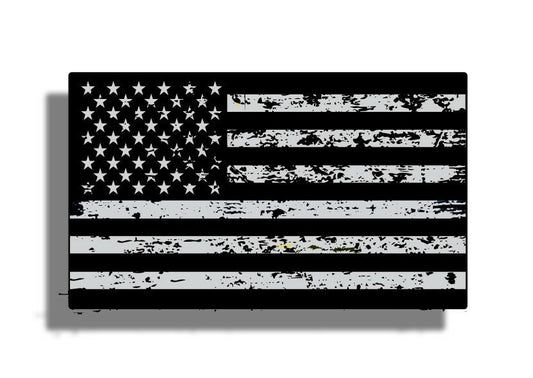 Grunge Black OPS American USA Flag Sticker Cup Car Vehicle Window Bumper Decal