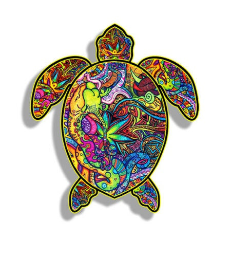 Graffiti Colorful Sea Turtle Sticker Beach Cup Laptop Car Vehicle Window Decal