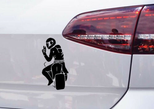 Motorcycle Sticker Peace Sign Car tuning Sticker Motorsport Biker INSIDE JDM