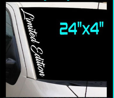 LIMITED EDITION 24" Vinyl Decal Sticker   Truck JDM Car Turbo Boost Stance