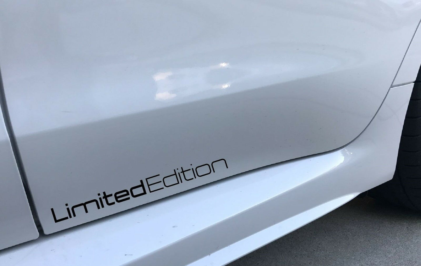 11"x1" 2Pcs Limited Edition Vinyl Decal Track Racing Sticker Emblem Car Truck Motorcycle