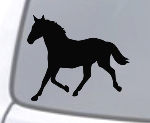 4"x4.75" HORSE Vinyl Decal Sticker Car Window Bumper Wall Love Symbol Running Farm Animal