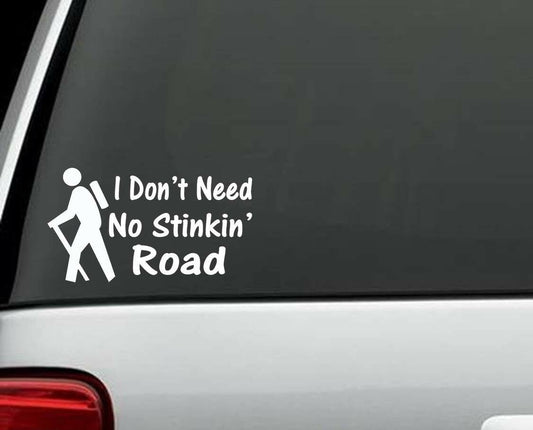 7"x4" HIKING CAMPER CAMPING Decal Sticker for Car Truck SUV Van LAPTOP TENT WALL