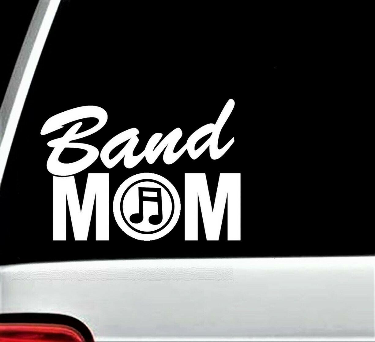 6"x4.3" Band Mom Music Notes Decal Sticker Marching Band Guitar, Bass Treble Clef