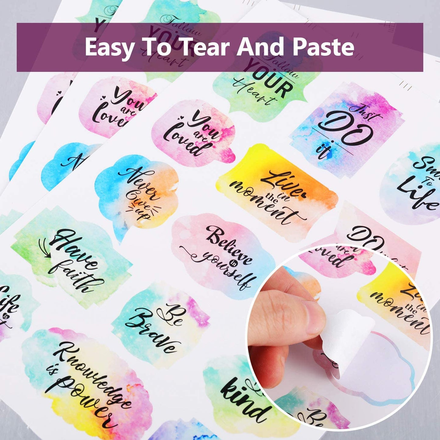 15 Pieces Motivational Stickers Inspiring Planner Stickers Inspirational Quotes Stickers Encouragement Decals Stickers for Laptop Book Phone Car Luggage Bike
