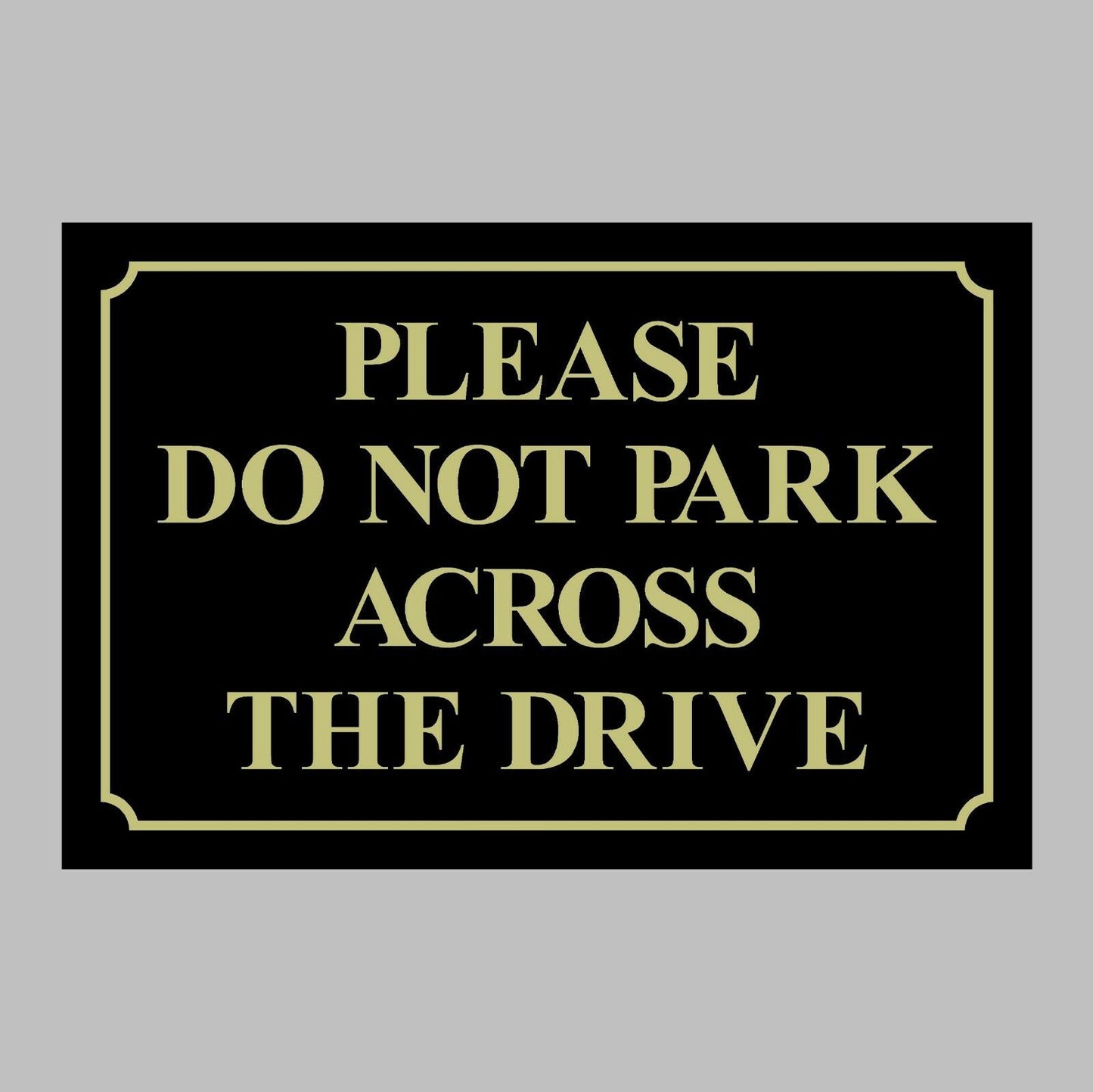 12 Styles No Parking, Driveway, CCTV, Beware of Dog, Gates, Garage, Car Park, Private Sticker Vinyl Decal
