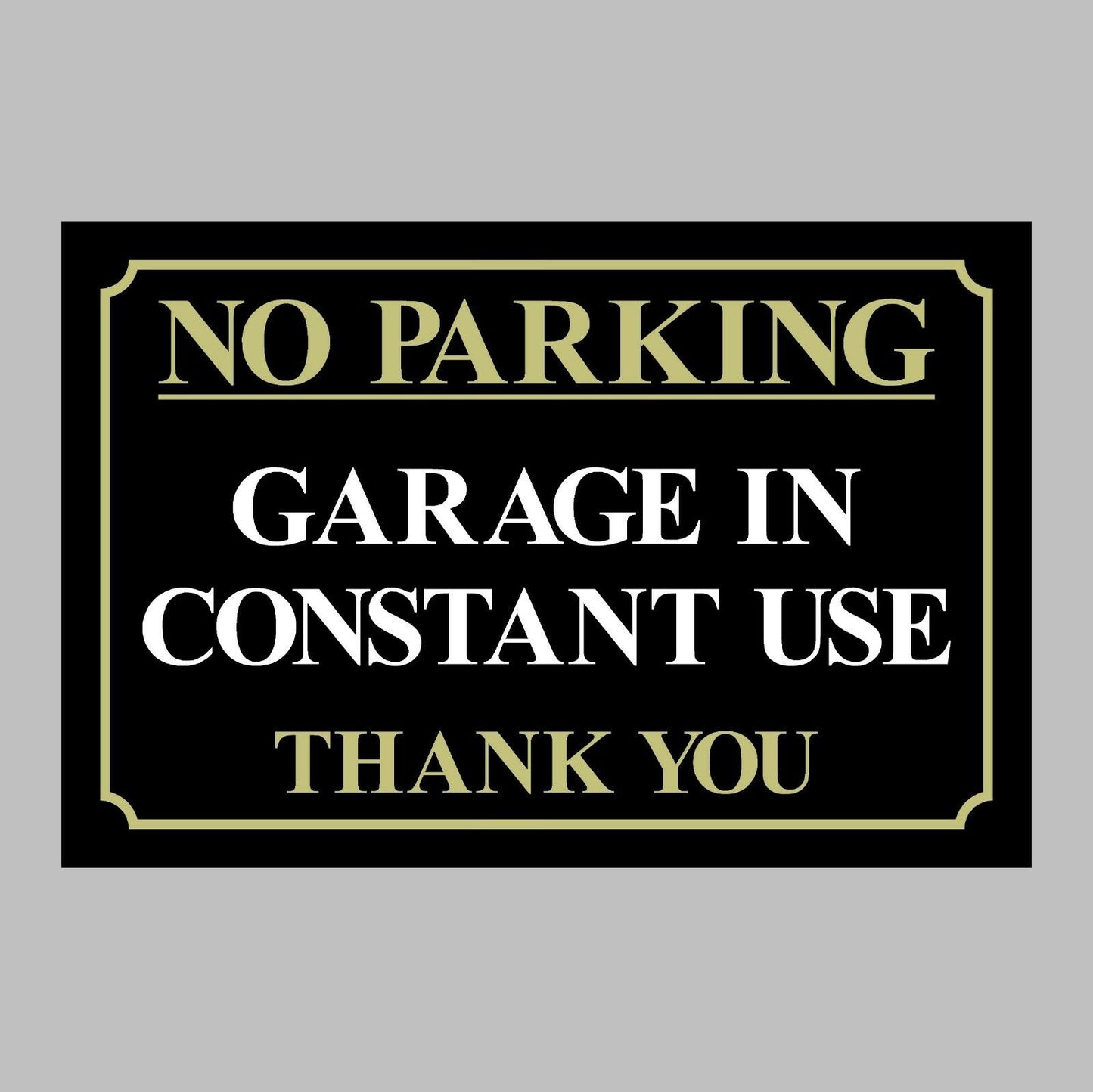 12 Styles No Parking, Driveway, CCTV, Beware of Dog, Gates, Garage, Car Park, Private Sticker Vinyl Decal