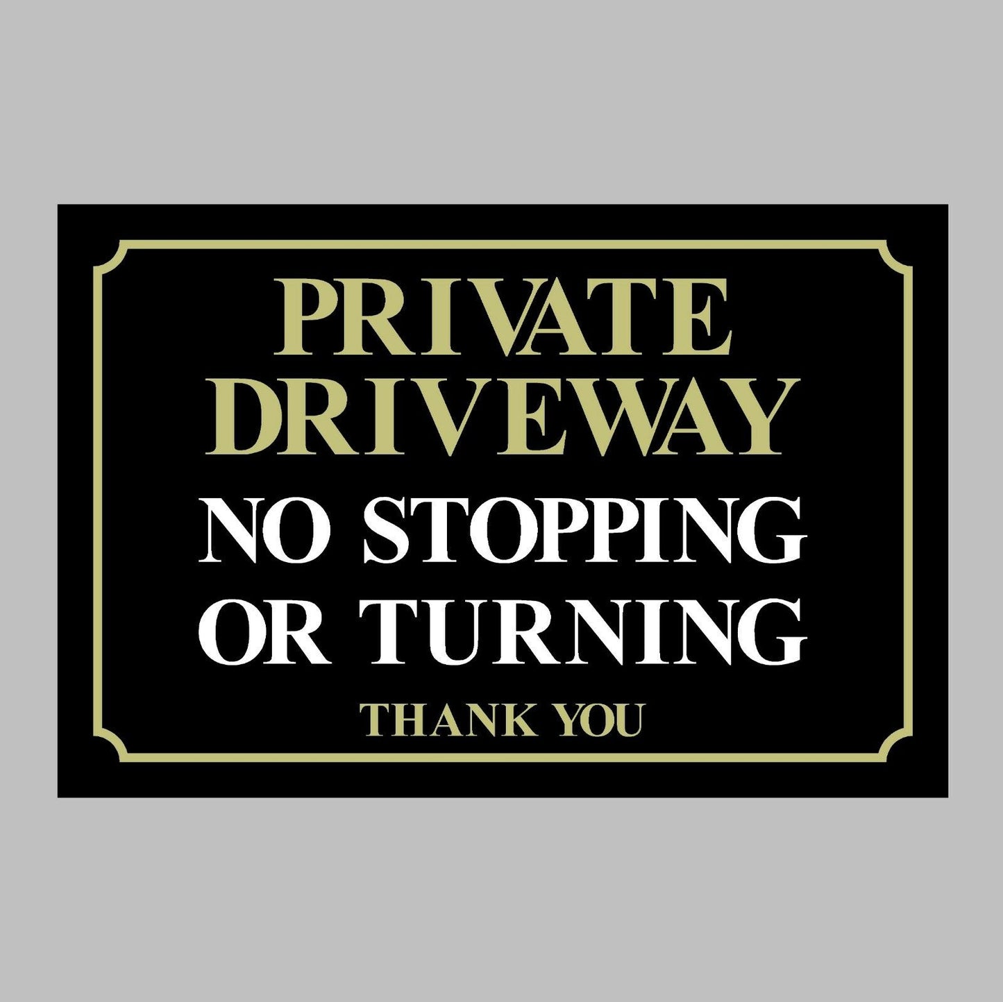 12 Styles No Parking, Driveway, CCTV, Beware of Dog, Gates, Garage, Car Park, Private Sticker Vinyl Decal