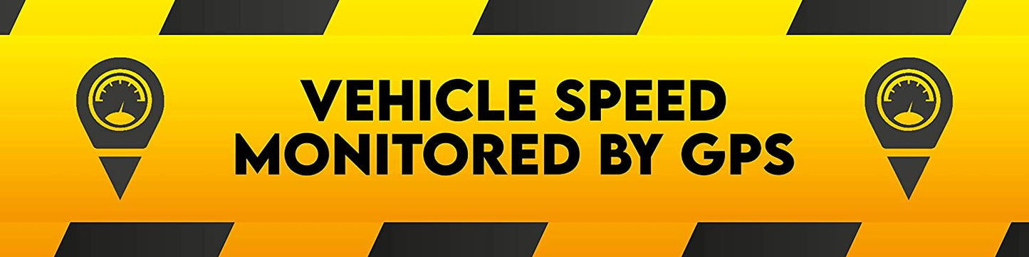 12"x3" Vehicle Speed Monitored by GPS Car, Truck, Van Bumper Safety Sign Sticker