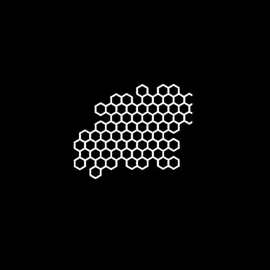 15.5CM*12.4CM Unusually Beautiful Bee Hive Delicate Nice Vinyl Decal Lovely Car Sticker Black/Silver C19-1356