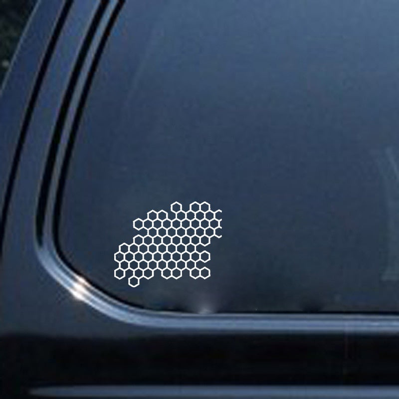 15.5CM*12.4CM Unusually Beautiful Bee Hive Delicate Nice Vinyl Decal Lovely Car Sticker Black/Silver C19-1356