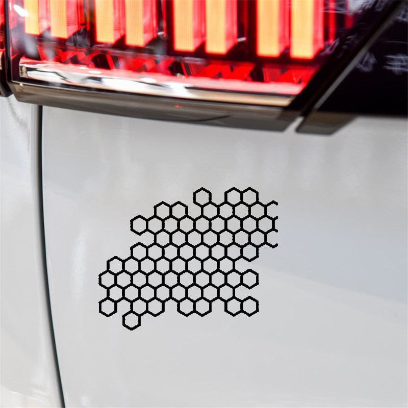 15.5CM*12.4CM Unusually Beautiful Bee Hive Delicate Nice Vinyl Decal Lovely Car Sticker Black/Silver C19-1356