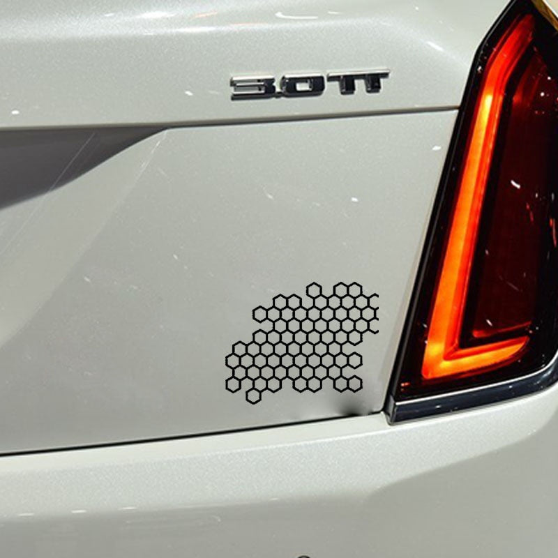 15.5CM*12.4CM Unusually Beautiful Bee Hive Delicate Nice Vinyl Decal Lovely Car Sticker Black/Silver C19-1356