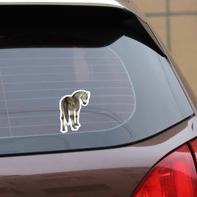 11CM*14.8CM Personalized Animal Horse PVC Car Accessories Car Sticker Decals