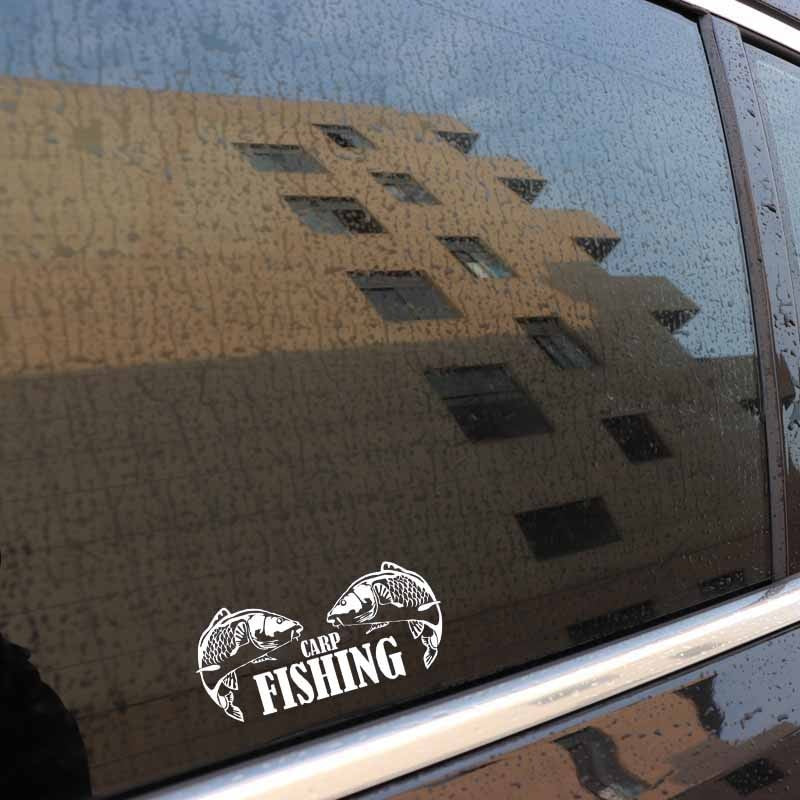 17.9cm*8.1cm Carp Fishing Animal Vinyl Car Styling Stickers Decals Decor S4-0031