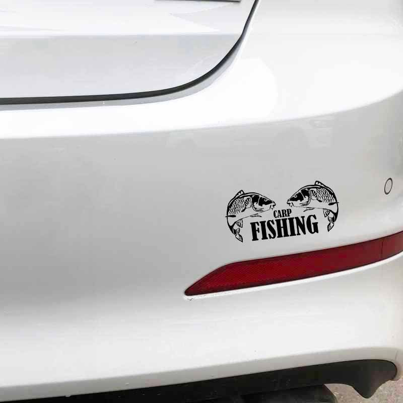 17.9cm*8.1cm Carp Fishing Animal Vinyl Car Styling Stickers Decals Decor S4-0031