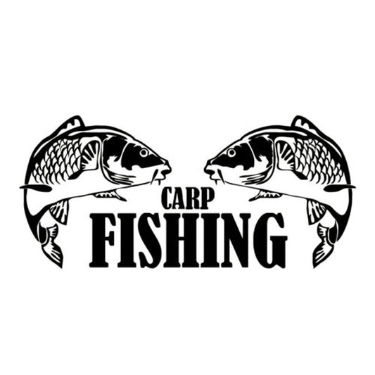 17.9cm*8.1cm Carp Fishing Animal Vinyl Car Styling Stickers Decals Decor S4-0031