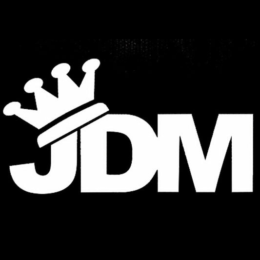 14cm*7.7cm Japan JDM Crown Vinyl Window Decal Car Stickers C5-0755
