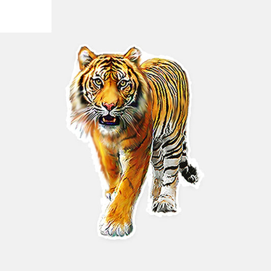 10.2CM*15CM Personalized Animal Tiger PVC Car Window Sticker Decal Graphical