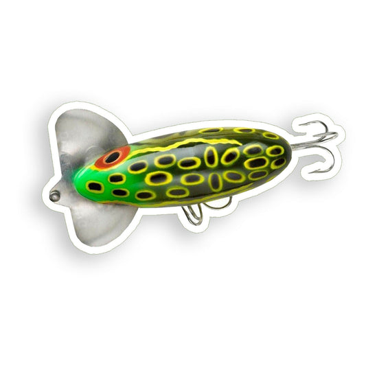 JItterbug Bait Sticker Tackle Box Lure Fish Fishing Cup Car Window Bumper Decal