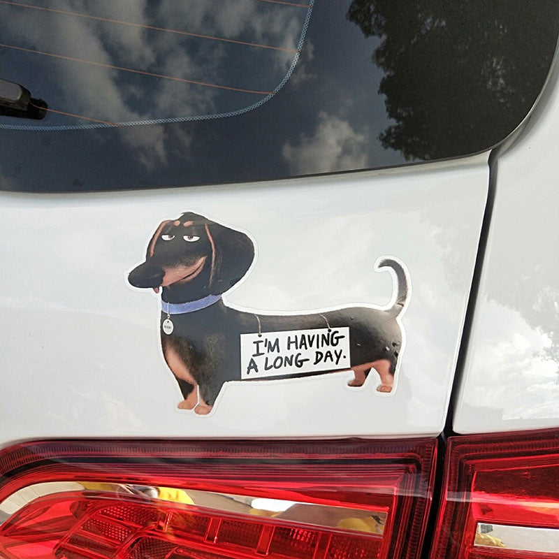 15*11CM The Ssecret Llife Of A Pet Dog PVC High Quality Car Sticker Decoration