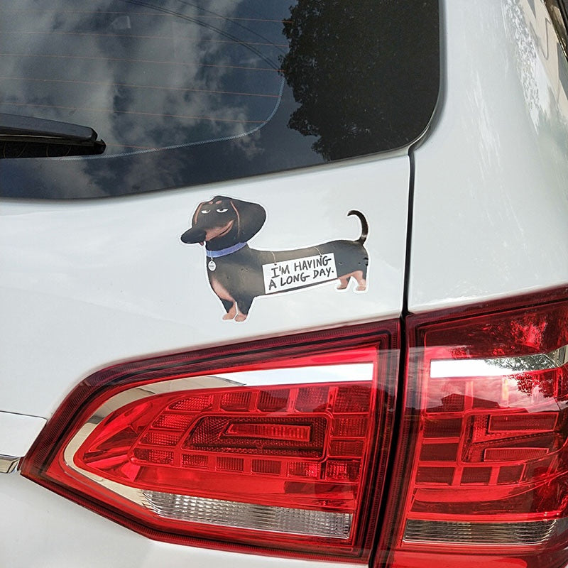 15*11CM The Ssecret Llife Of A Pet Dog PVC High Quality Car Sticker Decoration
