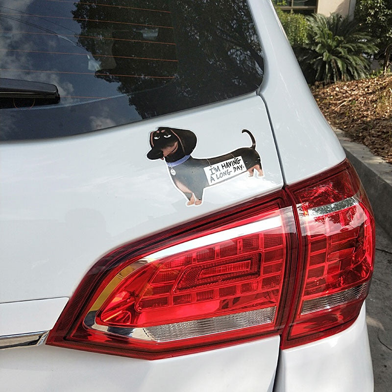 15*11CM The Ssecret Llife Of A Pet Dog PVC High Quality Car Sticker Decoration