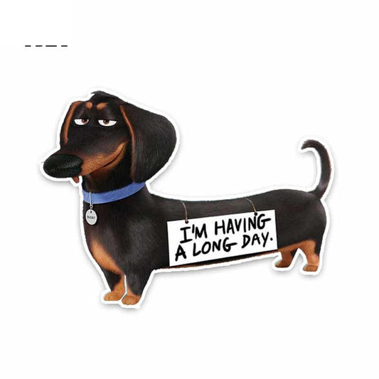 15*11CM The Ssecret Llife Of A Pet Dog PVC High Quality Car Sticker Decoration