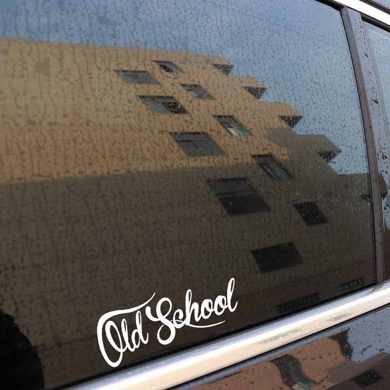 15.2CM*6.1CM Old School Vinyl Decal  Truck Funny Classic Car Sticker Black/Silver C10-01079