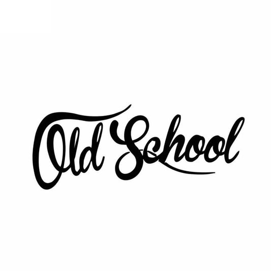 15.2CM*6.1CM Old School Vinyl Decal  Truck Funny Classic Car Sticker Black/Silver C10-01079