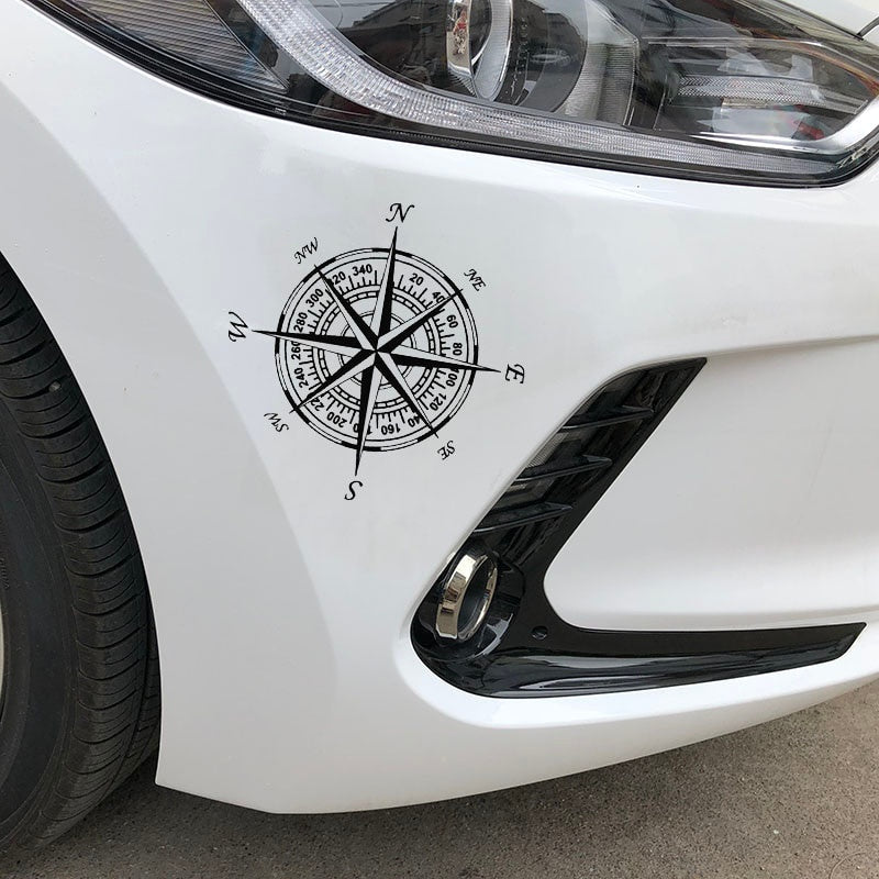 20cm*20cm NSWE Compass Nautical Navigate Vinyl Car-styling Decal Motorcycle Car Sticker S6-3504