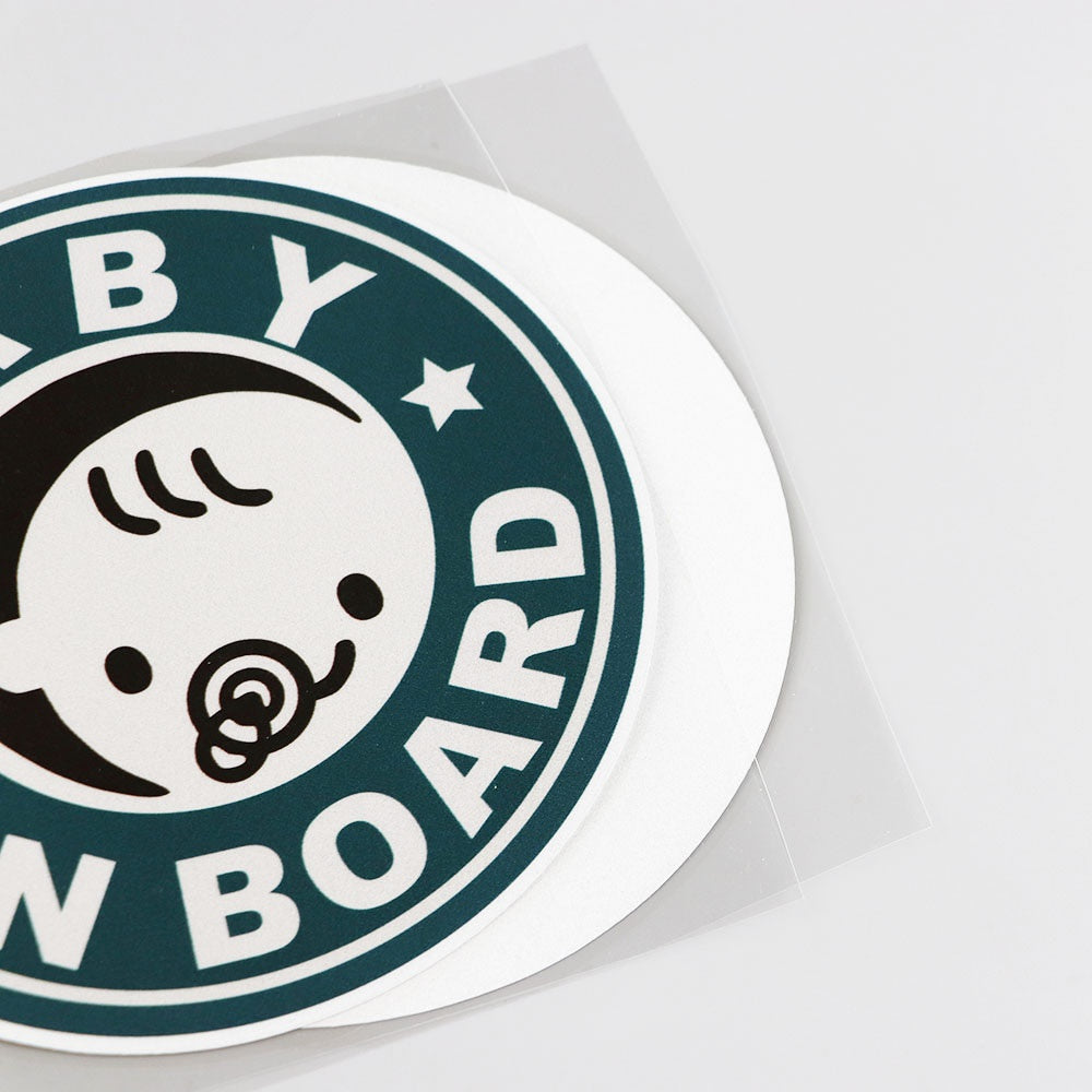 14.6CMX14.6CM Baby ON Board Pvc Decal Bumper Car Sticker