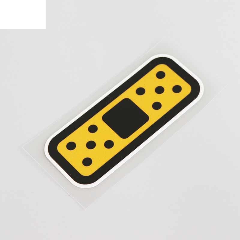10CM*3.8CM Cartoon Personality PVC Band Aid Motorcycles Car Sticker Decal