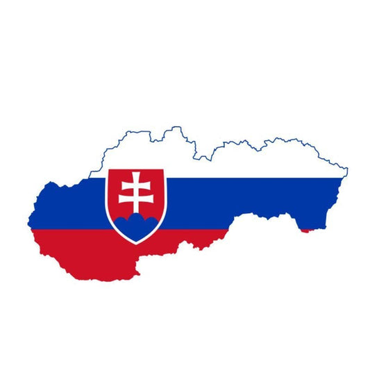 14.3CM*7CM Accessories Motorcycle Slovakia Map Flag Decal Car Sticker