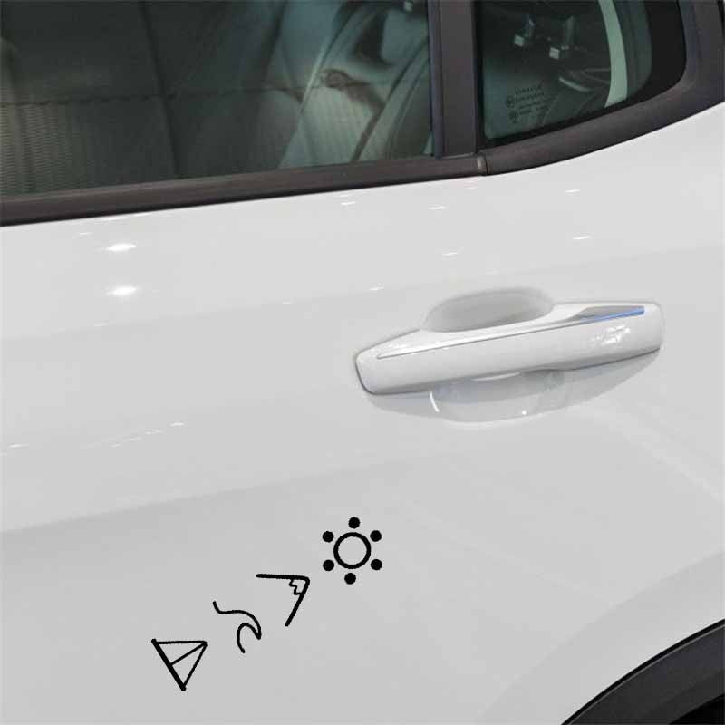 3.1CM*12.7CM Adventure Travel Mountains Vinyl Motorcycle Car Sticker Decals Black/Silver C13-000440
