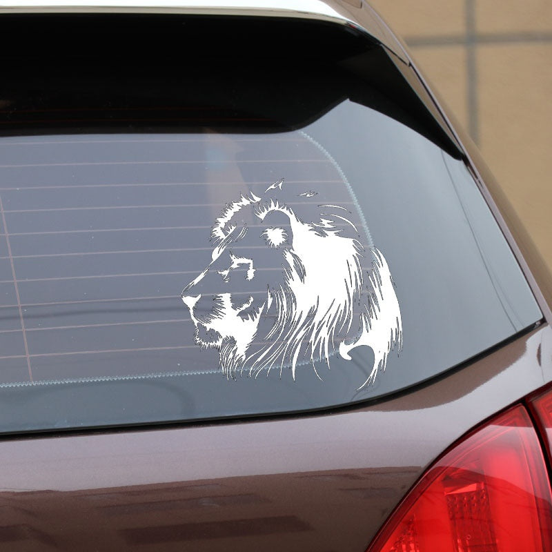 19.5X20CM Meditation Lion Vinyl Decals Car Sticker Motorcycle Individualization Car-styling S6-2108