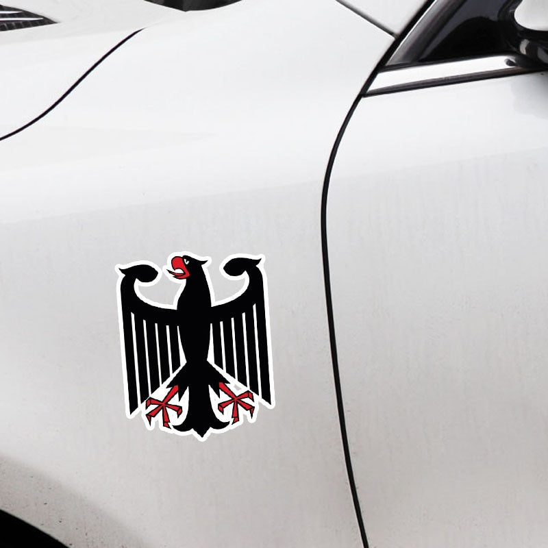 10CM*12.8CM Car Accessories Bundesadler Germany Coat Of Arms Decal Car Sticker