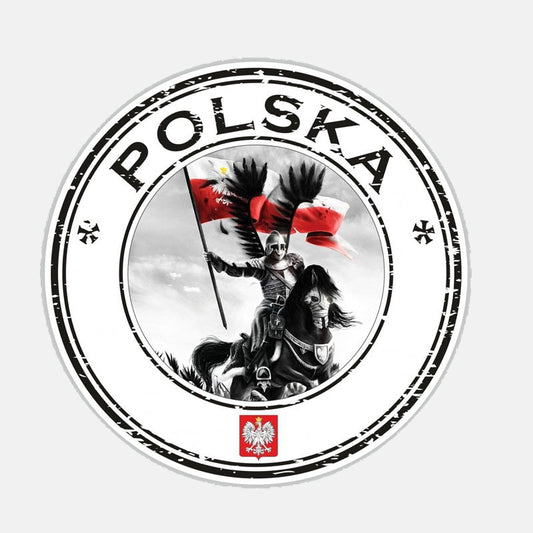 11.2CM*11.2CM Accessories Round Poland Polska Husarz Decal Car Sticker